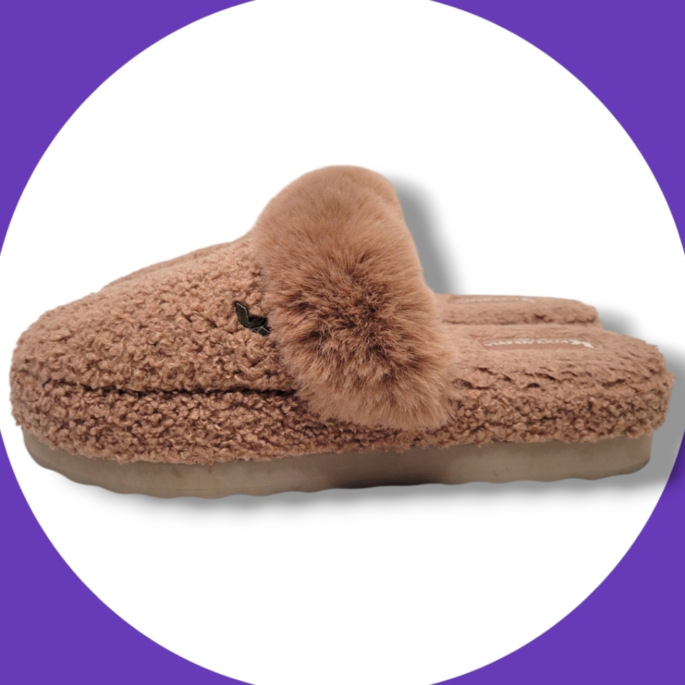 Koolaburra By UGG pink champagne Slipper Slides sz 8